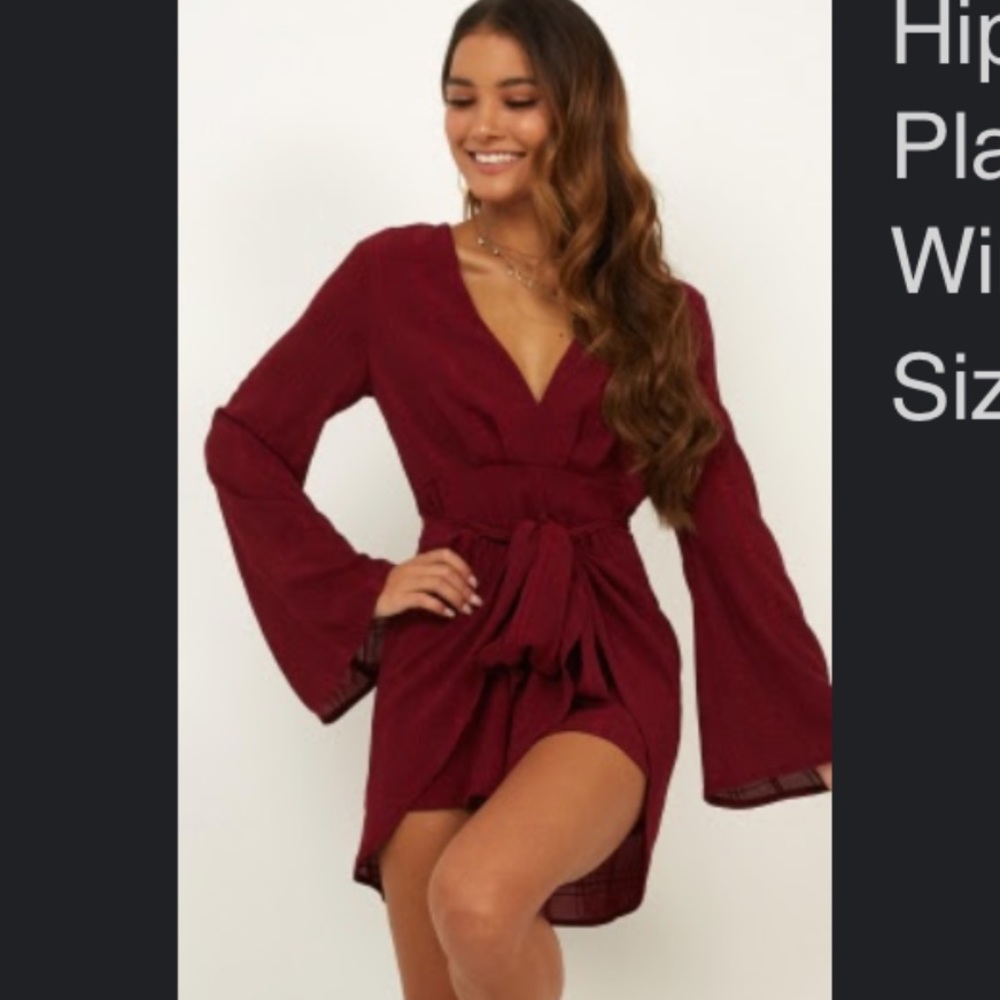 Showpo. Wine color (6) *NEW*